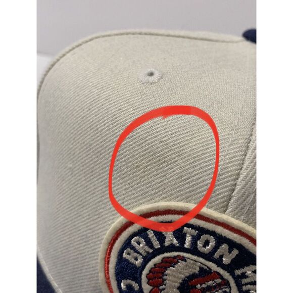 Brixton MFG Company Chief Logo Snapback Adult Hat Native Chieftain Wool Blend - Picture 6 of 10